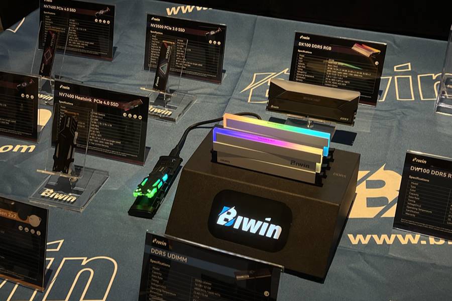 Biwin presentó su propia marca y sus nuevas líneas de almacenamiento y memoria