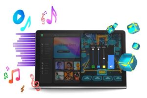 Disfruta de cada ritmo con Lenovo Tab Plus, la tableta soñada para los amantes de la música con ocho altavoces