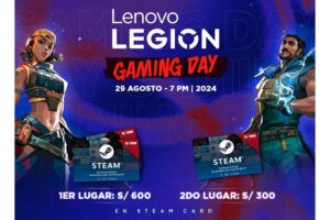 Lenovo organiza el “Legion Gaming Day”, evento con torneos en vivo para celebrar el Día del Gamer