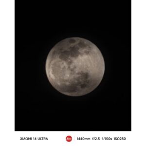 ¿Cómo tomar la foto perfecta de la Luna con tu Xiaomi 14 Ultra_