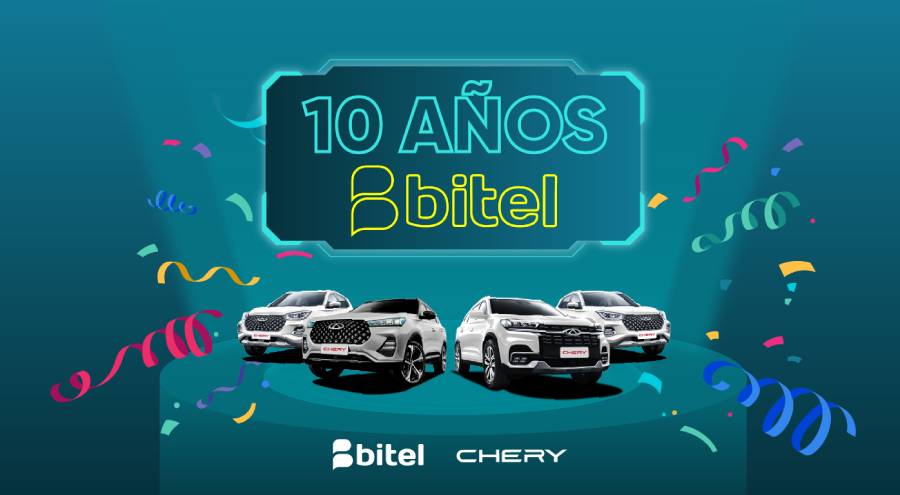 Bitel celebra 10 años en Perú con el sorteo de cuatro exclusivas Chery Tiggo