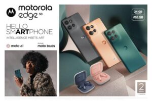 Llega motorola edge 50 a Perú con certificación militar MIL-810H y IP68