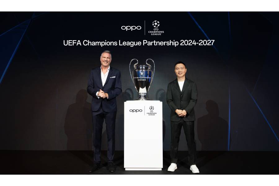 OPPO renueva su alianza con la UEFA por las próximas tres temporadas