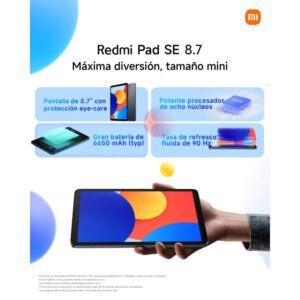 Xiaomi presenta la Redmi Pad SE 8.7 y Redmi Pad SE 8.7 4G: Compañeras portátiles de entretenimiento definitivas