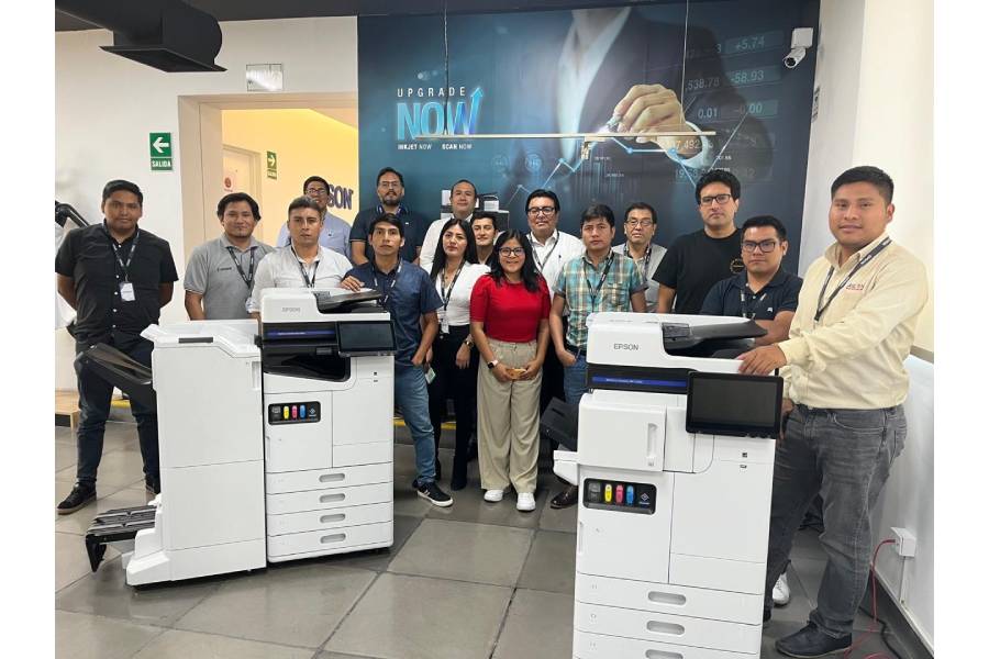 Epson Perú presenta el Programa de Capacitación Técnica a sus Canales Corporativos.