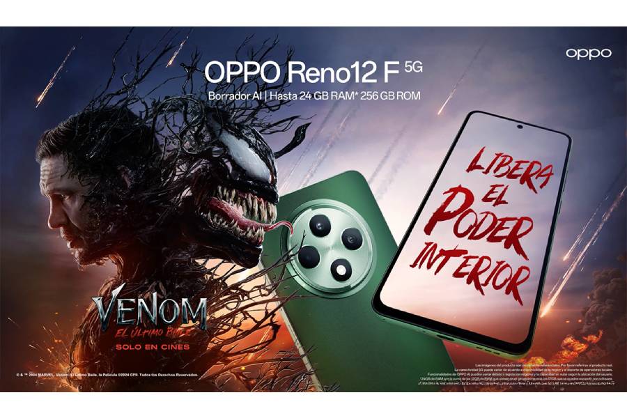 OPPO x Venom: El Último Baile: Desata el poder del Reno12 F