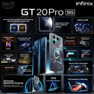 Infinix GT 20 Pro llega al Perú: el smartphone gamer con accesorios exclusivos y máximo rendimiento