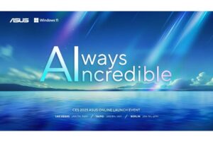 ASUS Anuncia el evento de lanzamiento virtual Always Incredible para CES 2025