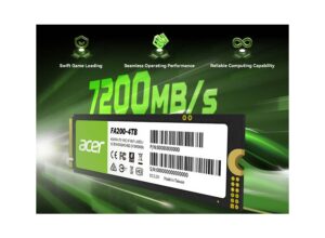 BIWIN presentó su SSD Acer FA200 con interfaz PCIe Gen4 y velocidades de hasta 7200 MB/s