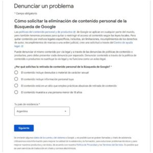 ESET Cómo eliminar datos personales de los resultados de búsqueda de Google