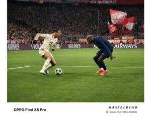 OPPO Find X8 Pro: Captura momentos épicos en la Champions League