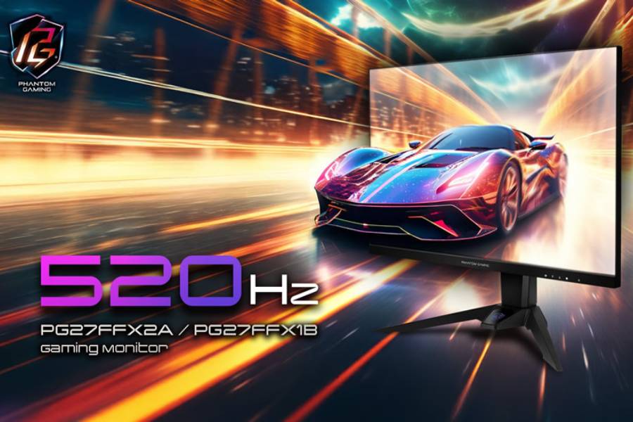 ASRock lanzó sus monitores para gaming de 520 Hz con panel IPS