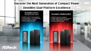 ASRock presenta motherboards, monitores Phantom Gaming, Mini PCs y fuentes de alimentación en CES 2025