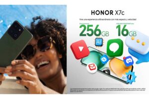 Amplio almacenamiento y experiencia fluida: El HONOR X7c llega con 256GB y HONOR RAM Turbo