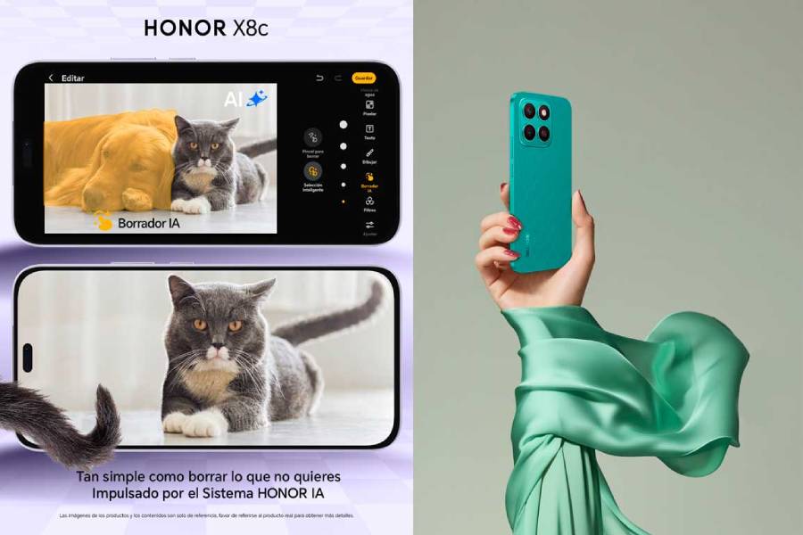 Borrador IA del HONOR X8c: La herramienta que transforma tus fotografías