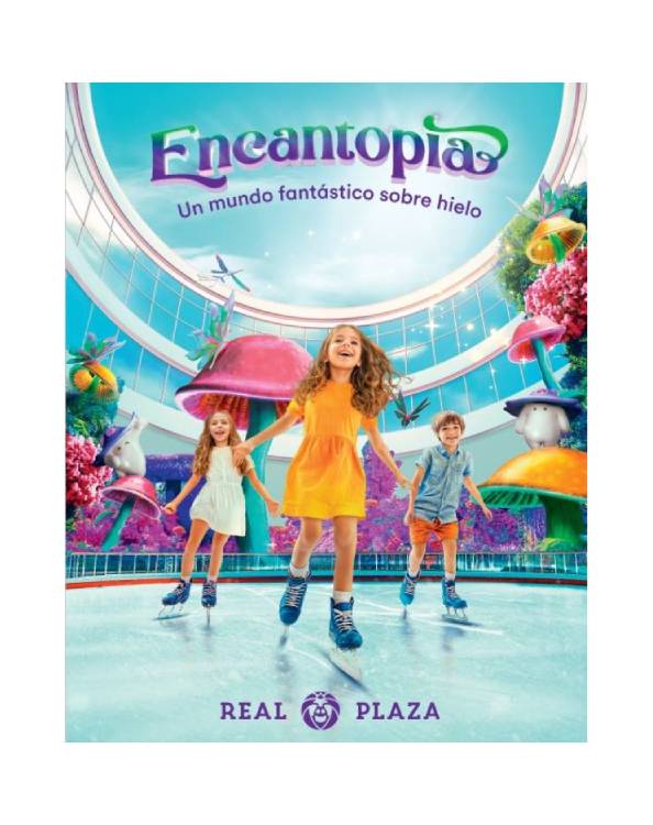 Cumpleañeros de febrero podrán patinar gratis en Encantopia, en Real Plaza Puruchuco