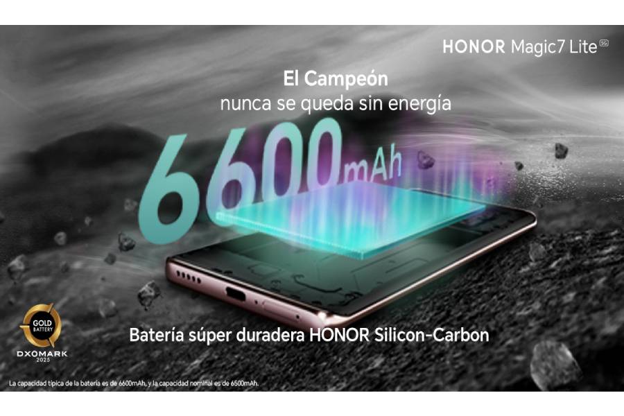 HONOR Magic7 Lite_ la batería de Silicon-Carbon de 6600mAh que redefine la libertad