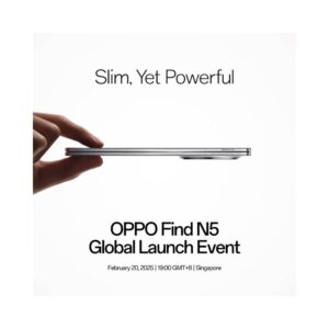 OPPO lanza globalmente al OPPO Find N5_ un nuevo capítulo en la historia de los smartphones plegables