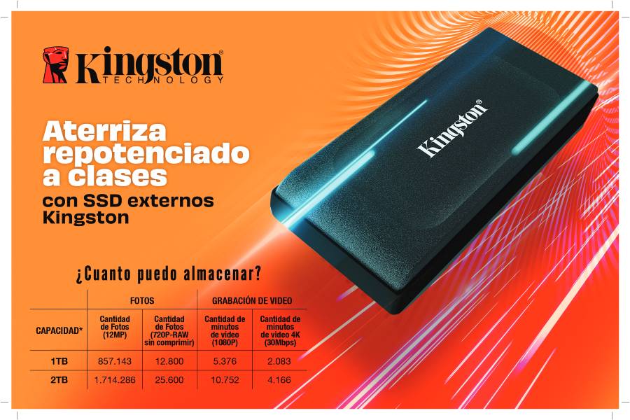 Prepara tu computadora para el regreso a clases con Kingston