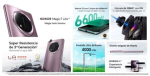 Resistencia todo terreno: Llegó al Perú el HONOR Magic7 Lite