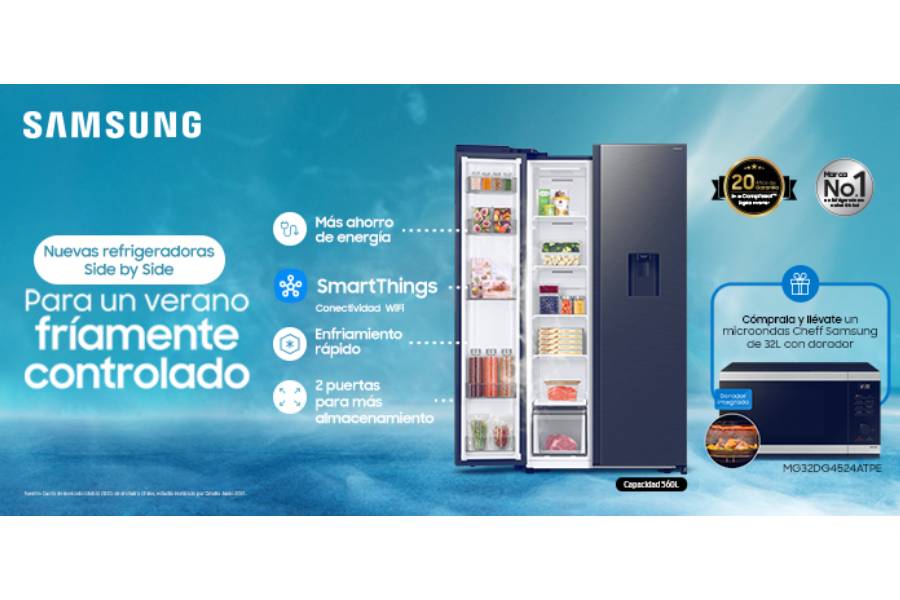 Samsung anuncia la preventa de sus nuevas refrigeradoras Side by Side con tecnología avanzada y conectividad inteligente