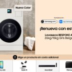 Samsung lanza modelo exclusivo de la Lavaseca Bespoke AI en su tienda Online