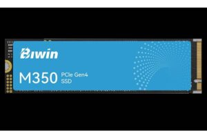 Biwin presentó su SSD M350 con interfaz PCIe Gen4 y velocidades de hasta 6000 MB/s