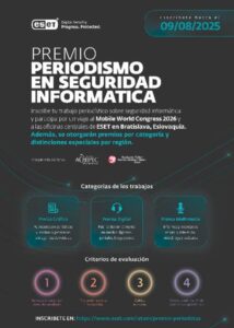 Comienza la inscripción para participar del Premio ESET al Periodismo en Seguridad Informática 2025