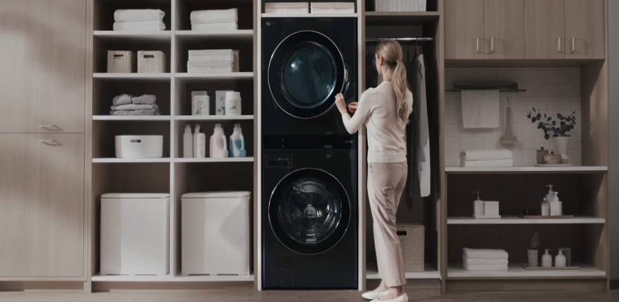 Consejos para organizar tu lavandería y maximizar los espacios LG