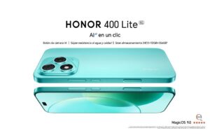 Llegó a Perú el HONOR 400 Lite, el primer dispositivo Android con botón de cámara IA