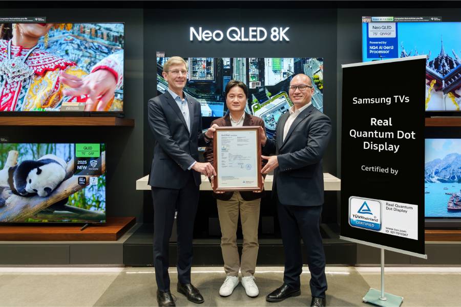 Los televisores QLED de Samsung obtienen la certificación "Real Quantum Dot Display" de TÜV Rheinland