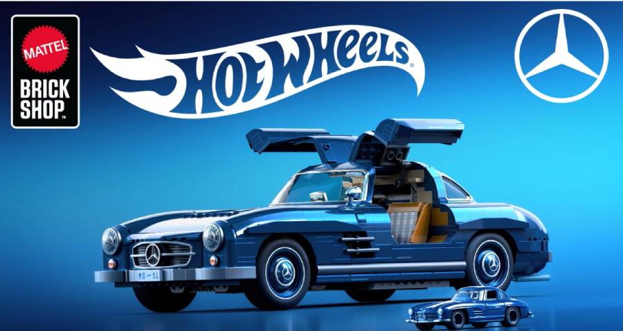 Mattel Brick Shop presenta su primera colección de productos junto a Hot Wheels
