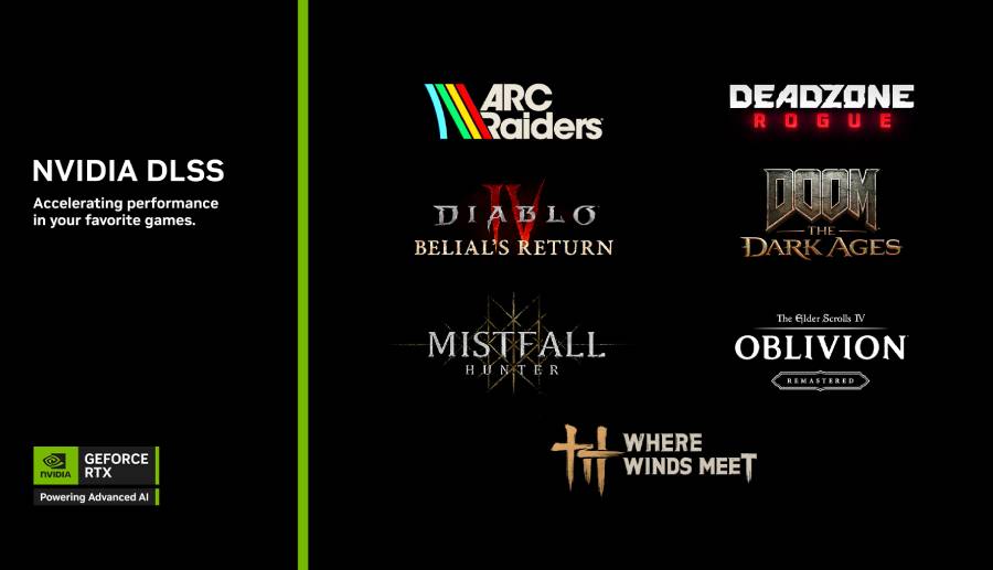 [NVIDIA] DOOM: The Dark Ages llega con bundle exclusivo para RTX 50; DLSS 4 debuta en grandes juegos.