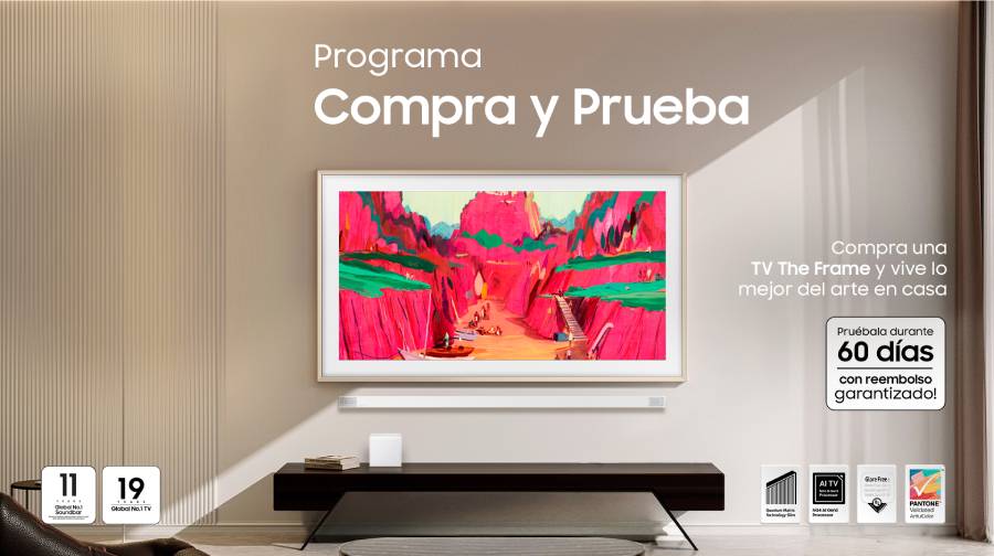 Samsung amplía el programa "Compra & Prueba" con The Frame