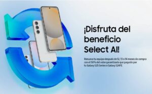 Samsung expande Select AI, su programa de beneficios para renovar los equipos Galaxy