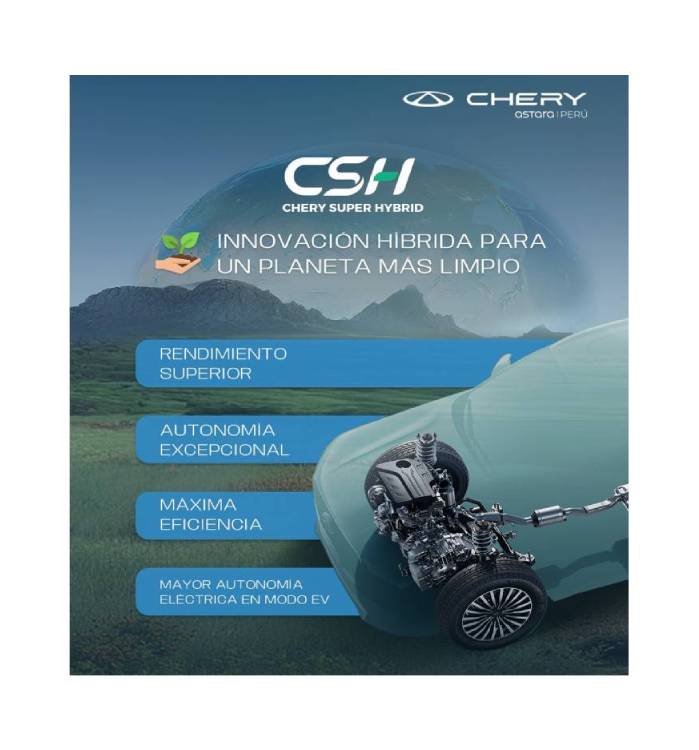 Chery impulsa la revolución híbrida global con su tecnología Chery Super Hybrid (CSH)