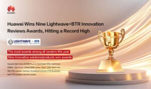 Huawei gana nueve premios en los Lightwave+BTR Innovation Reviews 2025