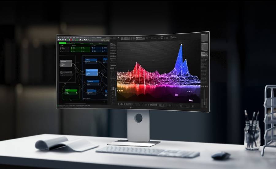 LG presenta el primer monitor Thunderbolt 5 5K2K del mundo, optimizado para los sectores financiero y de TI