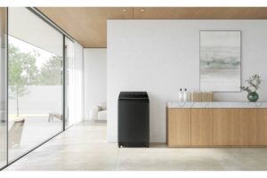 Samsung presenta la función AI Wash de la nueva Lavadora BESPOKE AI de carga superior