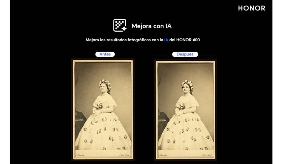 Mejora los resultados fotográficos con la IA del HONOR 400