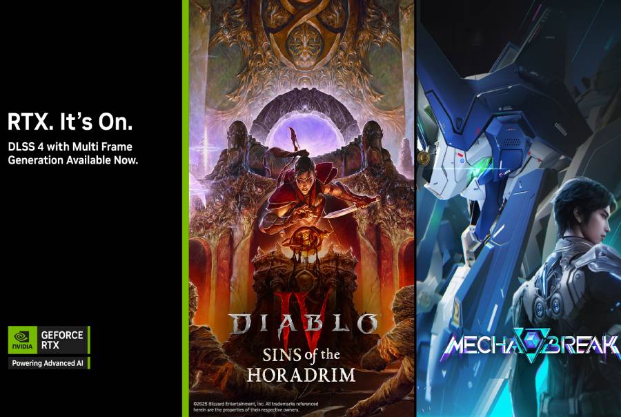 [NVIDIA] DLSS 4 con Multi Frame Generation llega a Mecha BREAK, Diablo IV y más títulos