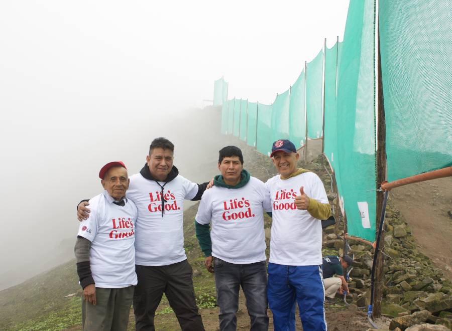 Nuevos proyectos atrapanieblas en Villa María del Triunfo fortalecen la sostenibilidad y autonomía de comunidades vulnerables LG