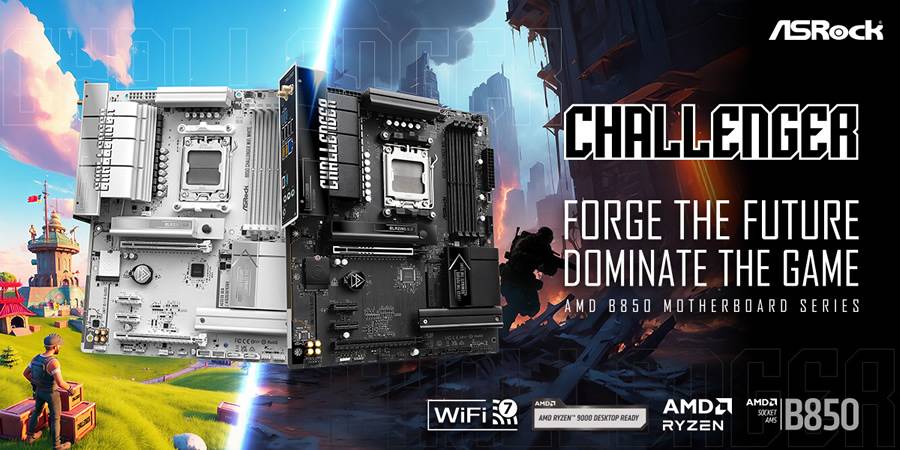 ASRock lanza la nueva serie de motherboards B850 Challenger