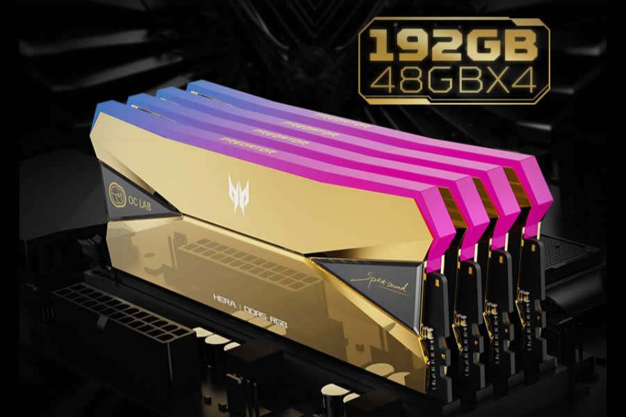 BIWIN presenta el nuevo kit de memoria DDR5 Predator Hera Gold Edition de 192 GB