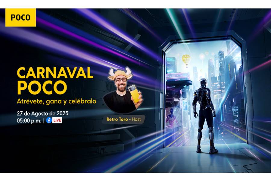 Celebra el Día del Videojuego con POCO Carnaval: potencia, fluidez y promociones exclusivas para gamers sin límites