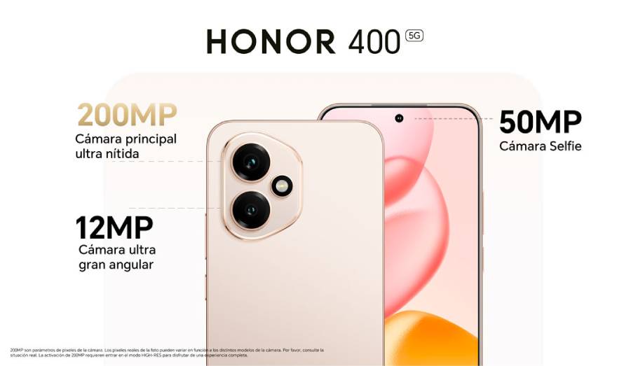 Fotografía a otro nivel: Conoce los 200MP con IA del HONOR 400