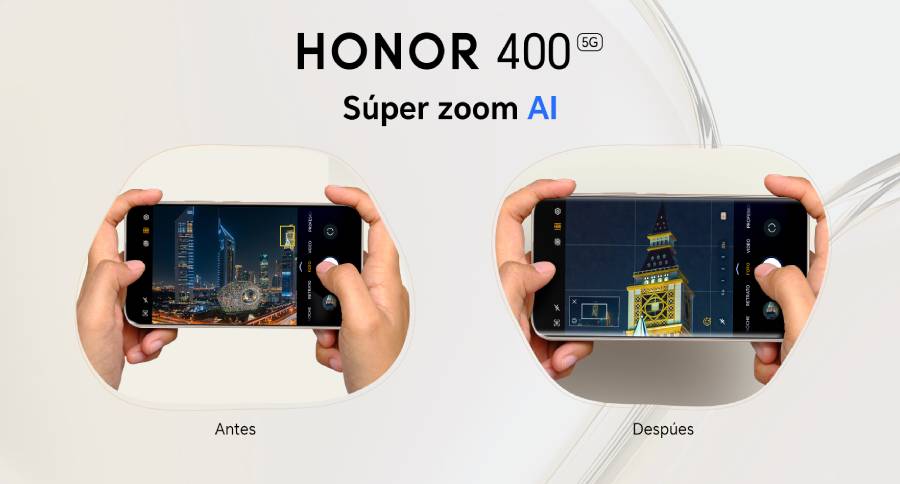 Súper Zoom IA: la tecnología del HONOR 400 que acerca y reconstruye imágenes a larga distancia