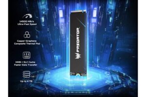 BIWIN lanzó el SSD Predator GM9 con interfaz PCIe Gen5 y velocidades de hasta 14500 MB/s