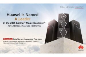 Huawei reconocida como Líder en el Cuadrante Mágico de Gartner para Plataformas de Almacenamiento Empresarial 2025