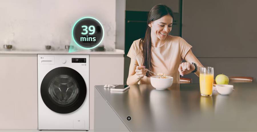 LG presenta su nueva línea de Lavasecas con Inteligencia Artificial: lavado eficiente para el cuidado de la ropa